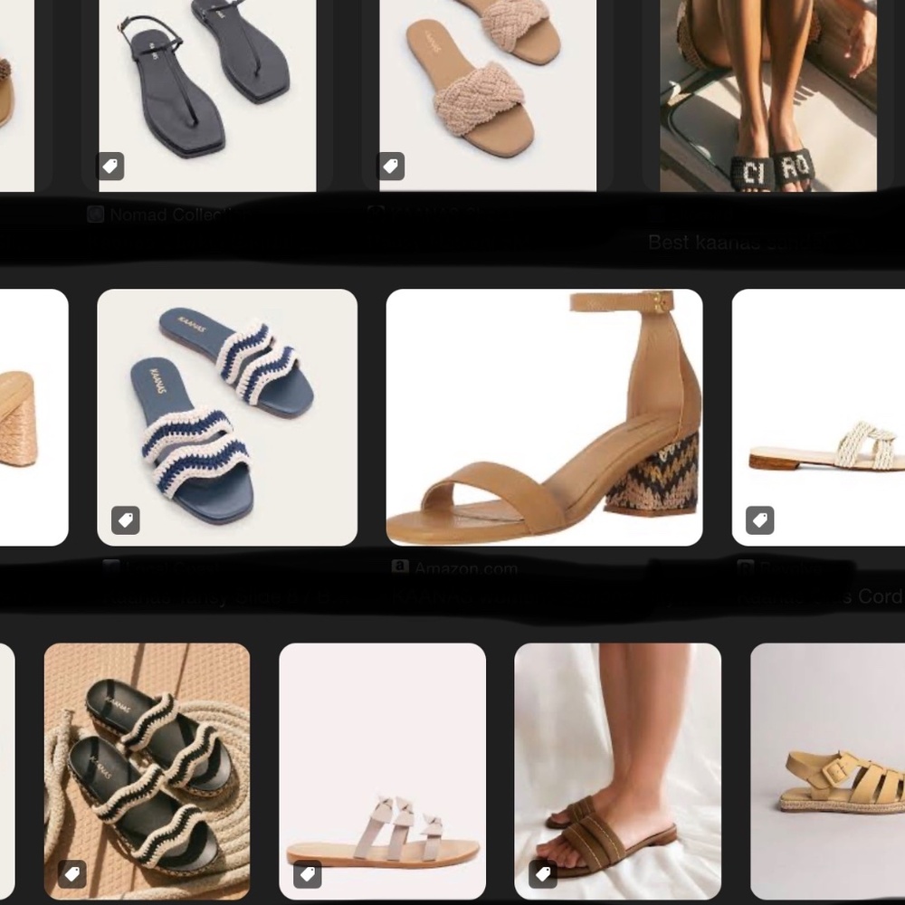 Kaanas sandals mostly size 7’s MADE IN COLUMBIA MSRP starts at $145 (LIVE SHOW)